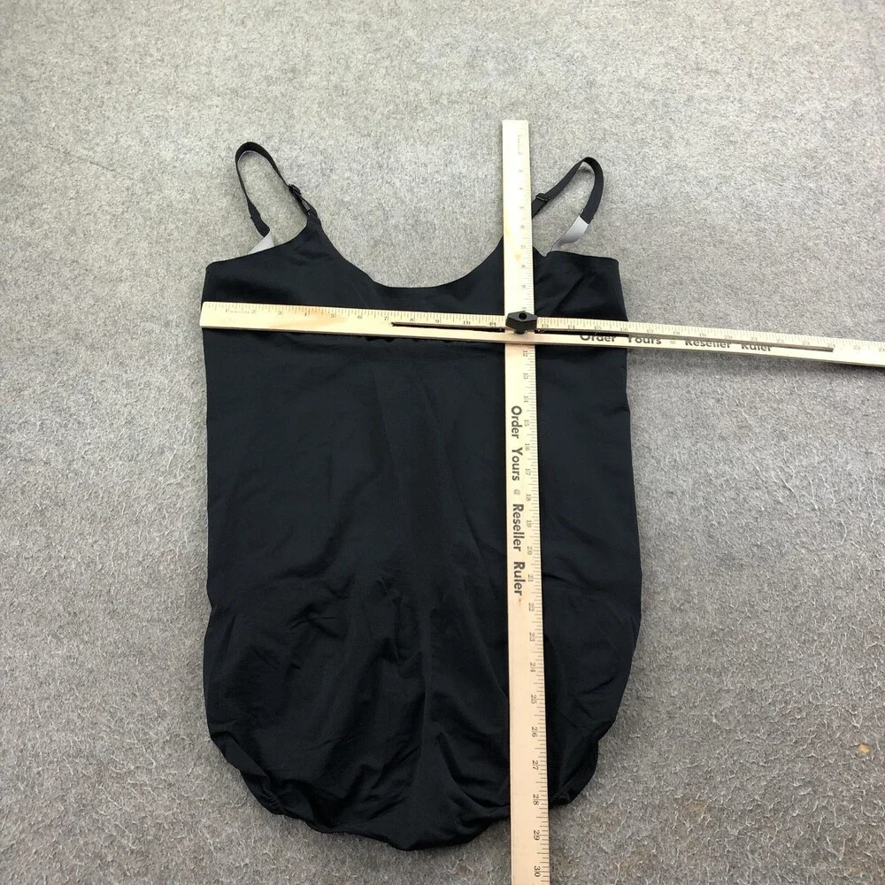 Spanx Shapewear Bodysuit Womens 3X Black Adjustable Straps Slimming Control